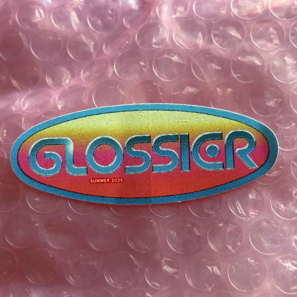 Glossier ‘25 Summer Multicolor Logo Sticker